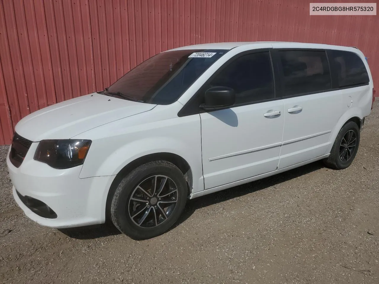 2017 Dodge Grand Caravan Se VIN: 2C4RDGBG8HR575320 Lot: 72046214