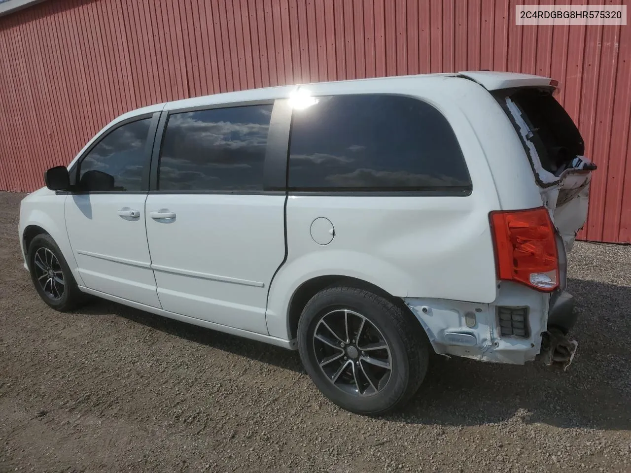 2C4RDGBG8HR575320 2017 Dodge Grand Caravan Se