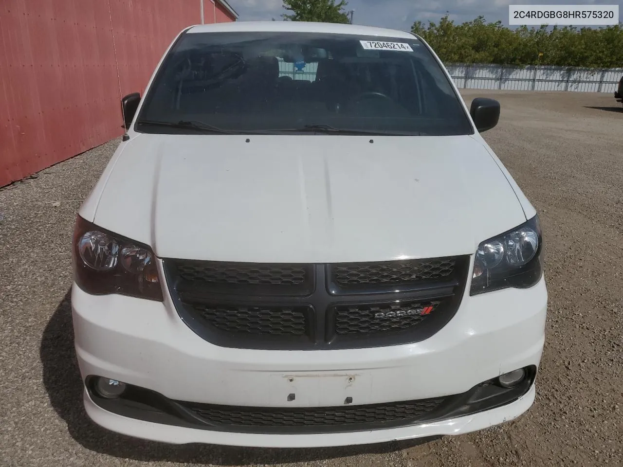 2017 Dodge Grand Caravan Se VIN: 2C4RDGBG8HR575320 Lot: 72046214