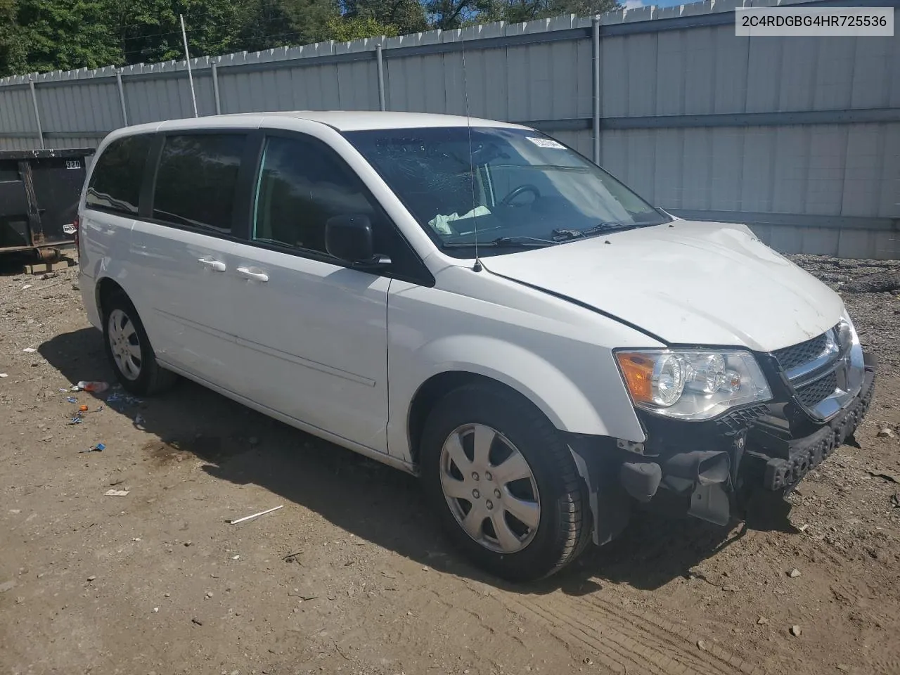 2C4RDGBG4HR725536 2017 Dodge Grand Caravan Se