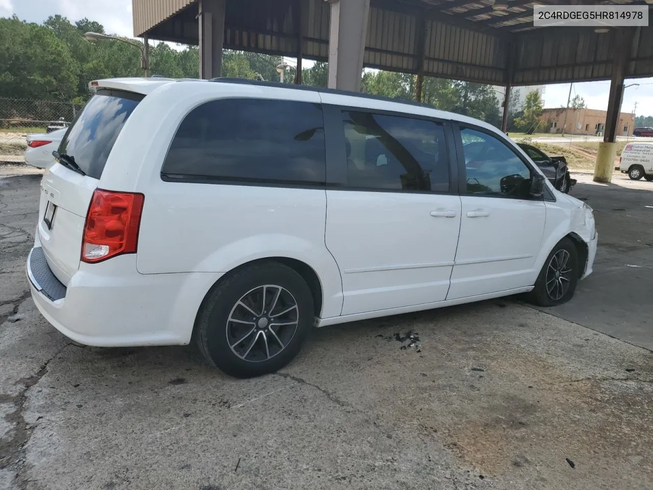 2017 Dodge Grand Caravan Gt VIN: 2C4RDGEG5HR814978 Lot: 72420444