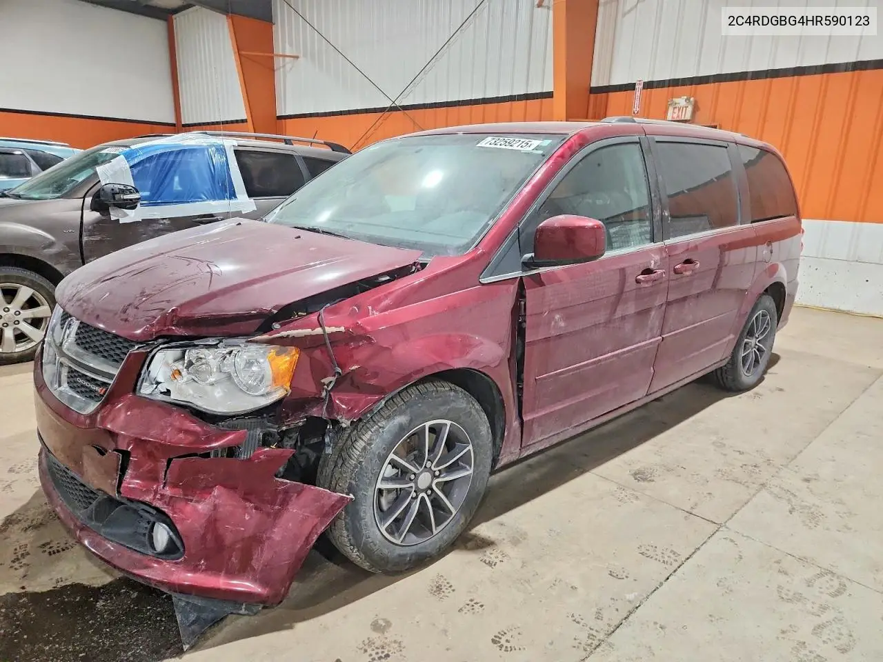 2C4RDGBG4HR590123 2017 Dodge Grand Caravan Se