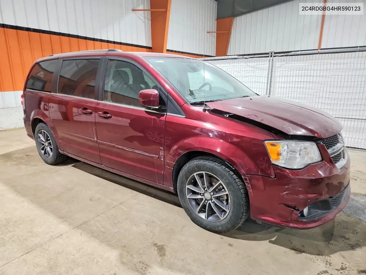 2C4RDGBG4HR590123 2017 Dodge Grand Caravan Se