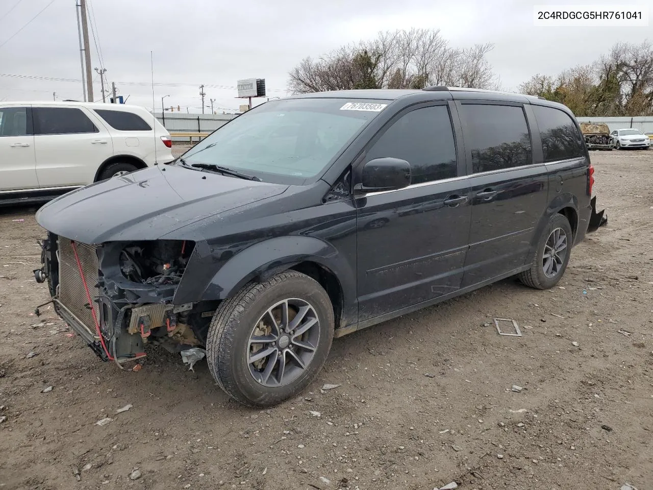 2017 Dodge Grand Caravan Sxt VIN: 2C4RDGCG5HR761041 Lot: 76703503