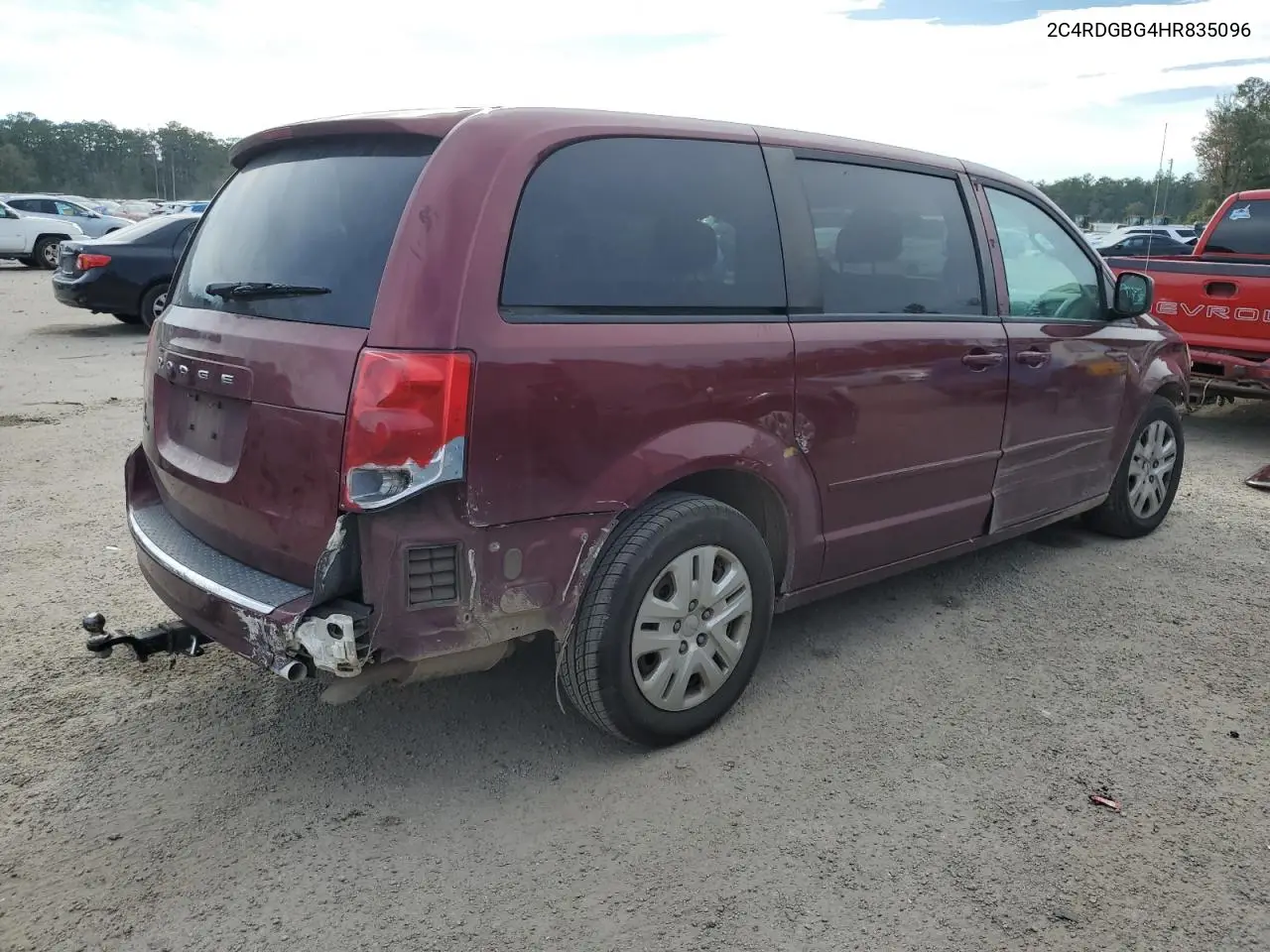 2C4RDGBG4HR835096 2017 Dodge Grand Caravan Se