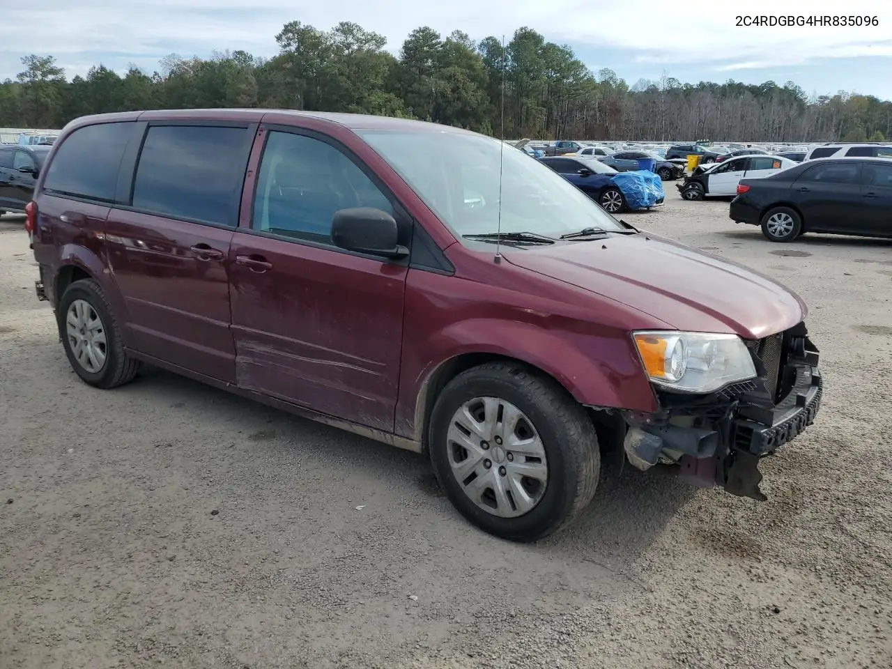 2C4RDGBG4HR835096 2017 Dodge Grand Caravan Se