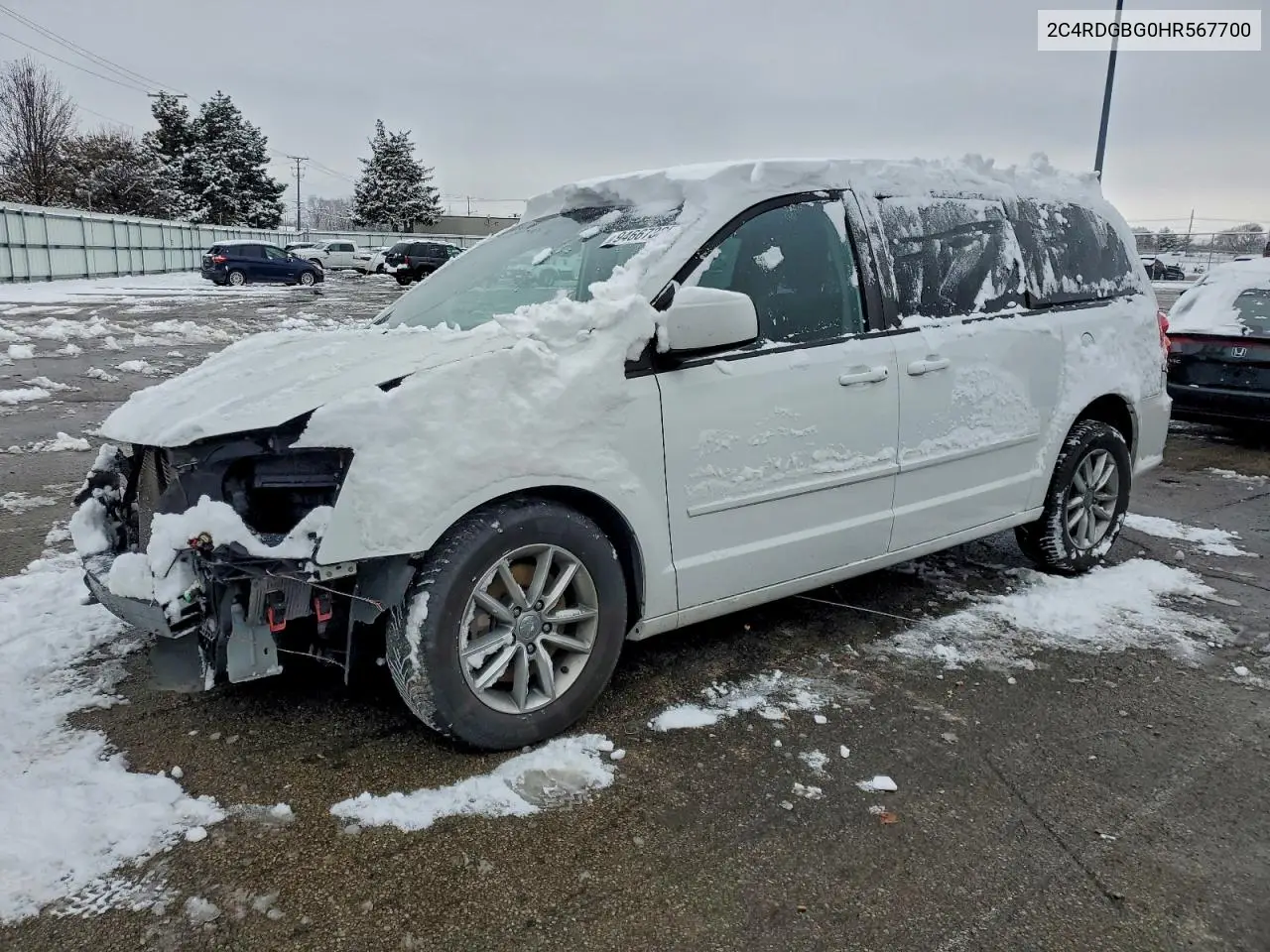 2C4RDGBG0HR567700 2017 Dodge Grand Caravan Se