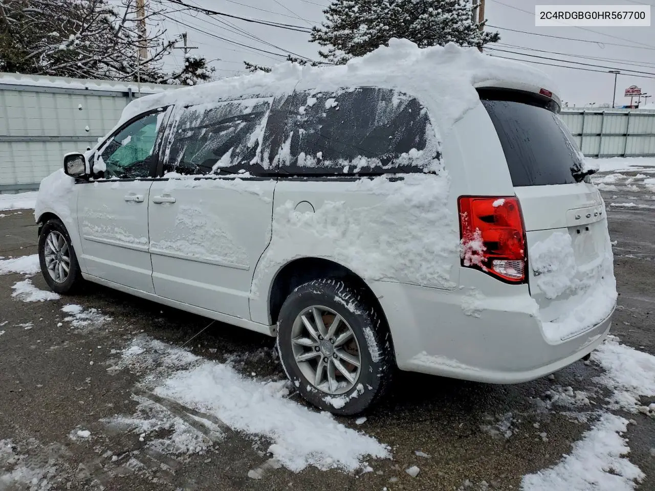 2C4RDGBG0HR567700 2017 Dodge Grand Caravan Se