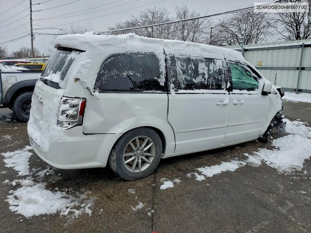 2C4RDGBG0HR567700 2017 Dodge Grand Caravan Se