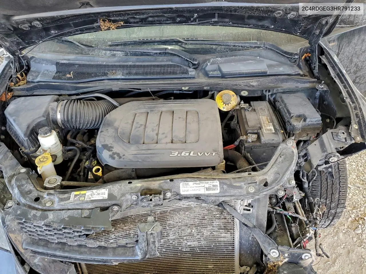 2C4RDGEG3HR791233 2017 Dodge Grand Caravan Gt