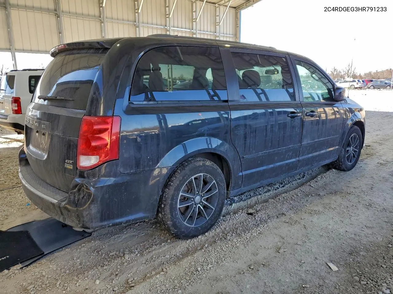 2C4RDGEG3HR791233 2017 Dodge Grand Caravan Gt