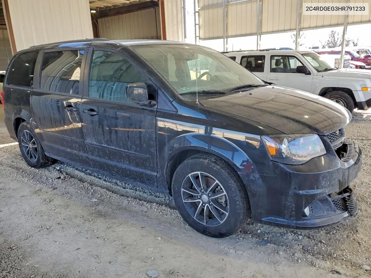 2C4RDGEG3HR791233 2017 Dodge Grand Caravan Gt