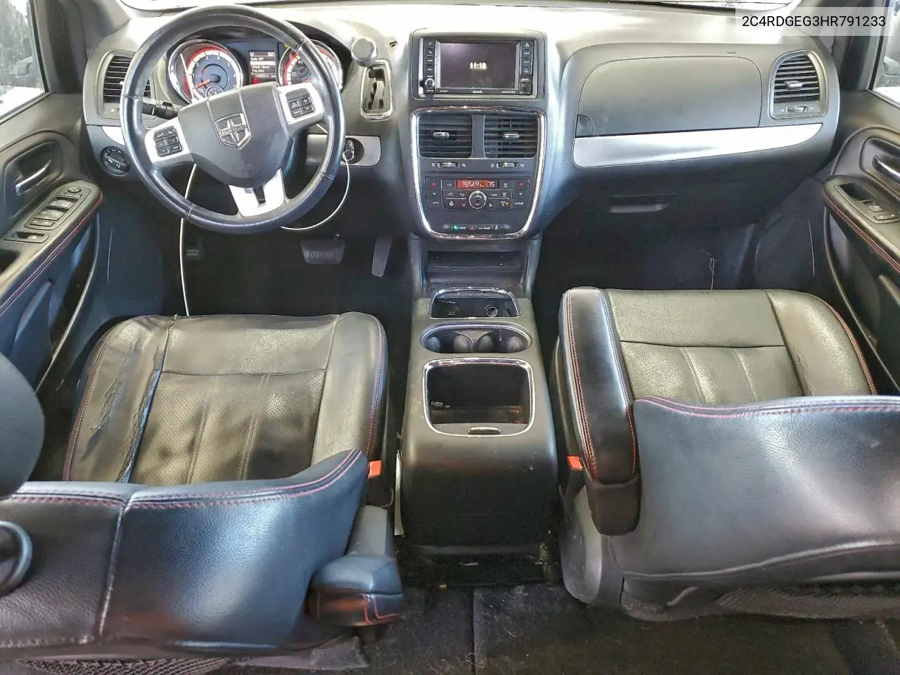 2C4RDGEG3HR791233 2017 Dodge Grand Caravan Gt