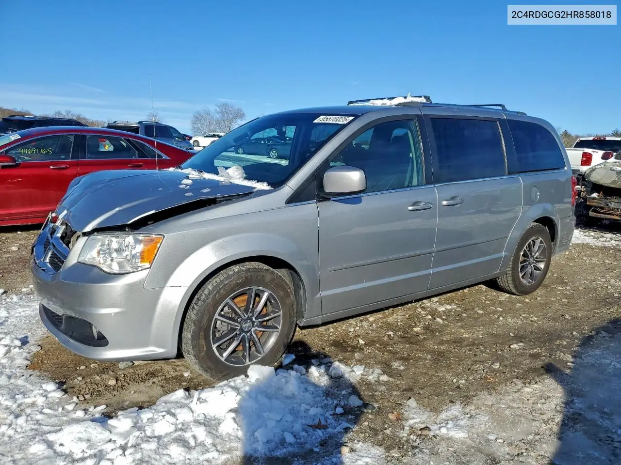 2C4RDGCG2HR858018 2017 Dodge Grand Caravan Sxt