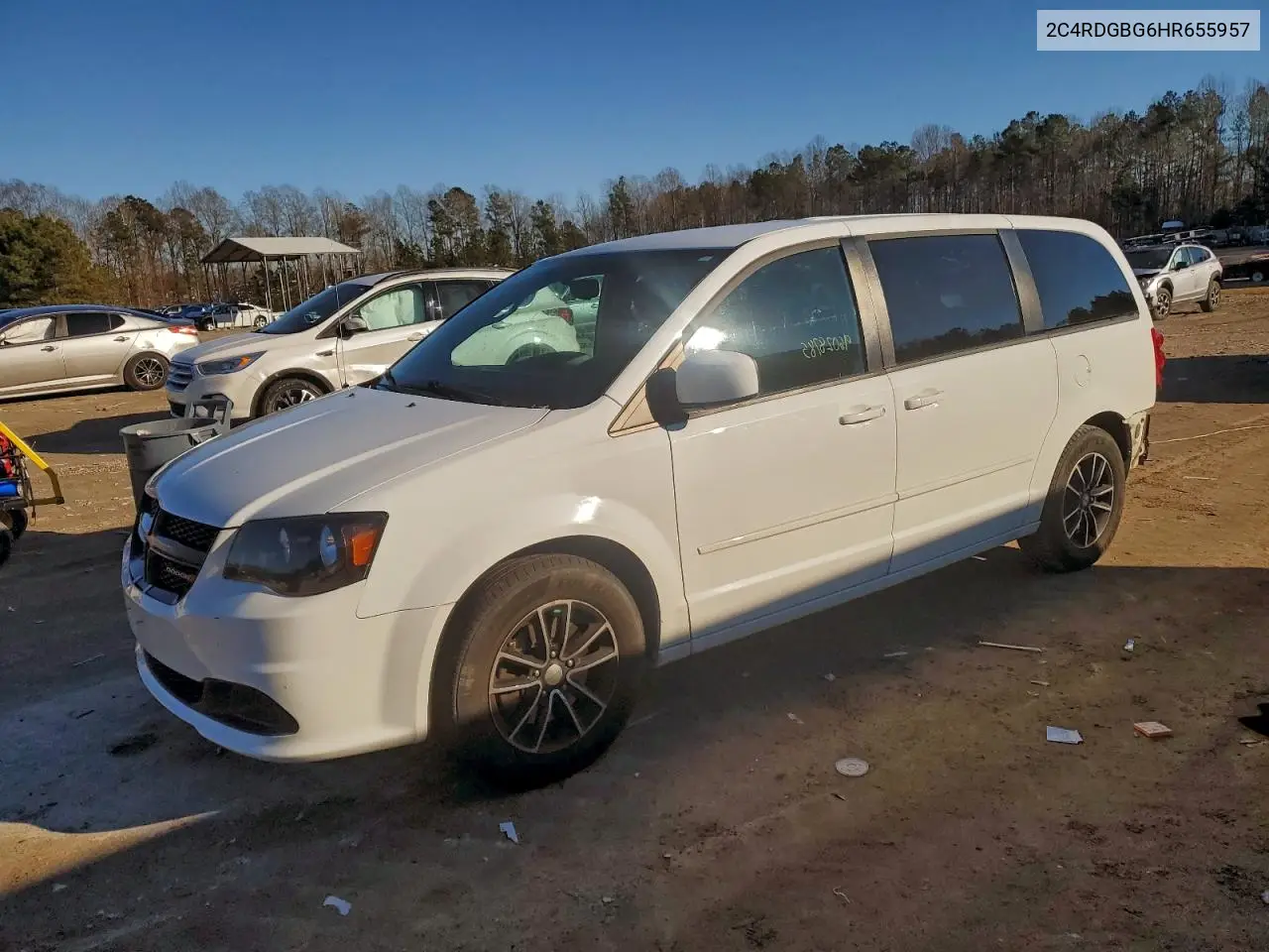 2C4RDGBG6HR655957 2017 Dodge Grand Caravan Se