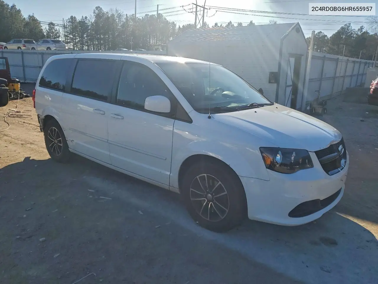 2C4RDGBG6HR655957 2017 Dodge Grand Caravan Se