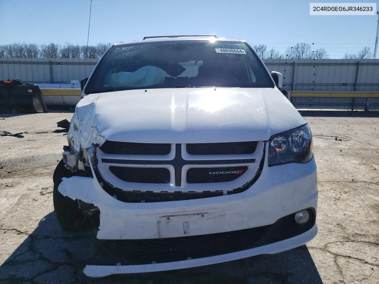 2C4RDGEG6JR346233 2018 Dodge Grand Caravan Gt