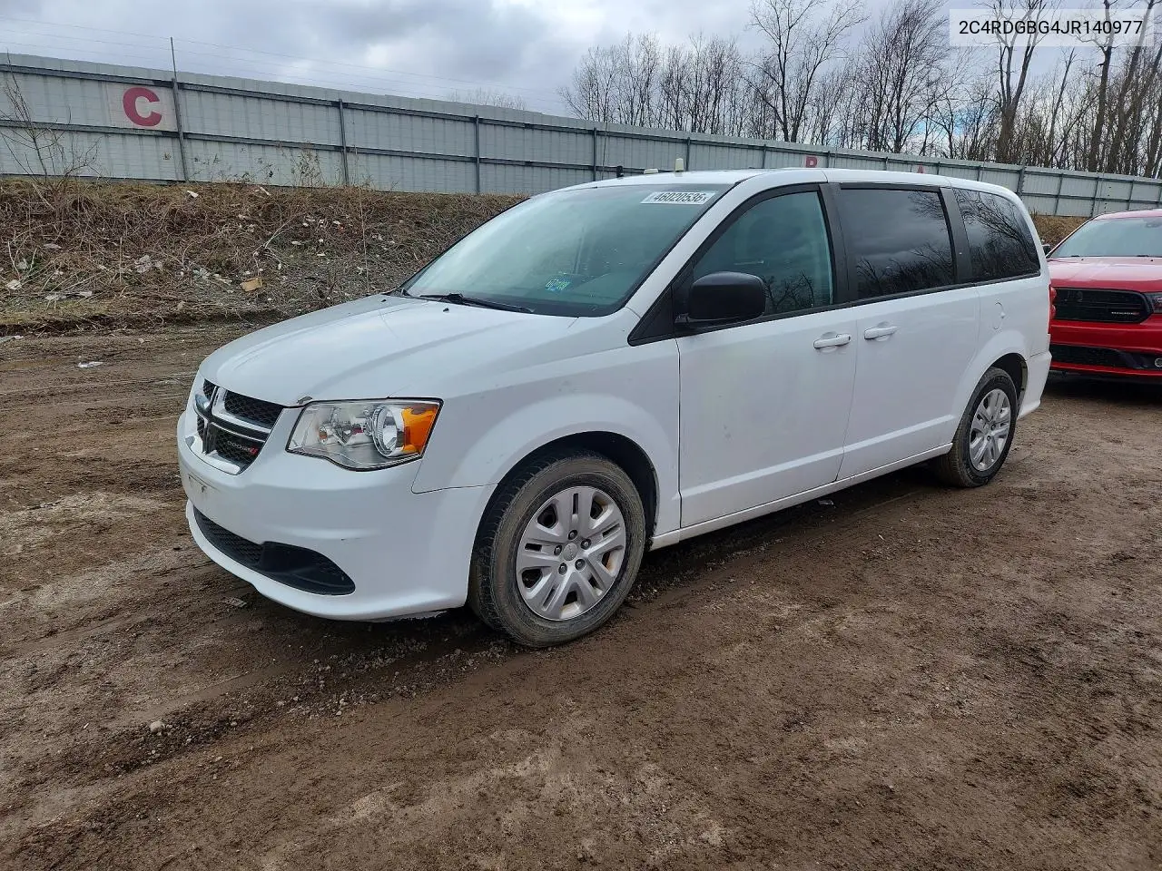 2C4RDGBG4JR140977 2018 Dodge Grand Caravan Se