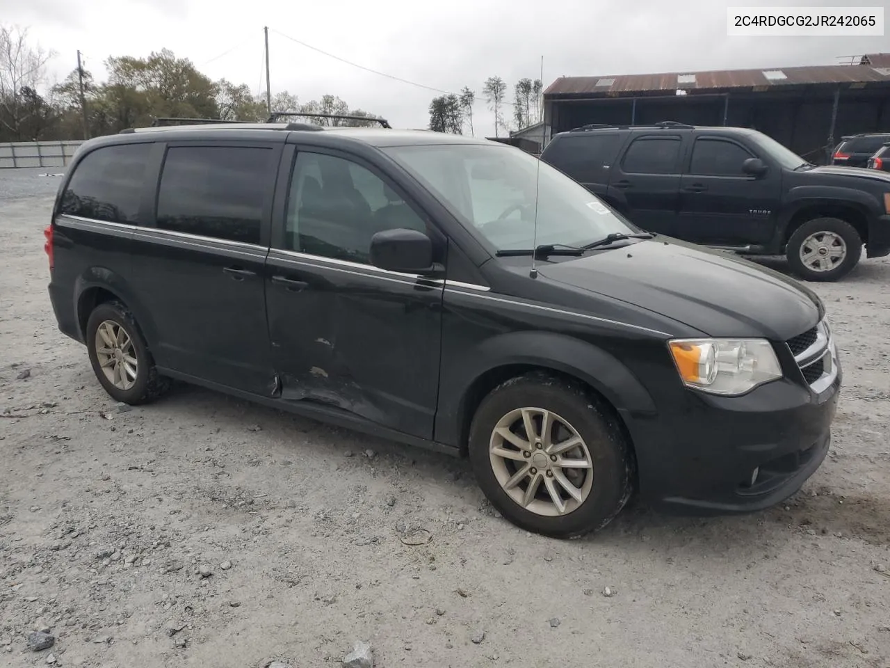 2018 Dodge Grand Caravan Sxt VIN: 2C4RDGCG2JR242065 Lot: 39240642