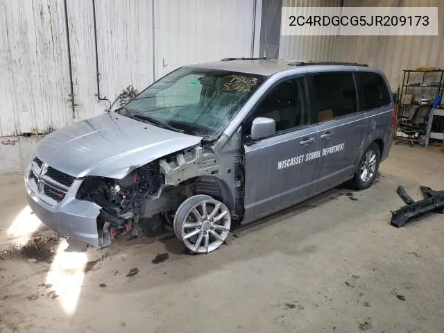 2C4RDGCG5JR209173 2018 Dodge Grand Caravan Sxt