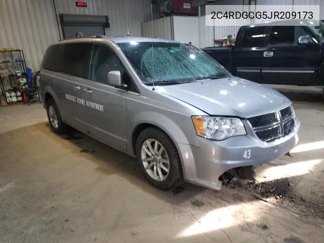 2C4RDGCG5JR209173 2018 Dodge Grand Caravan Sxt