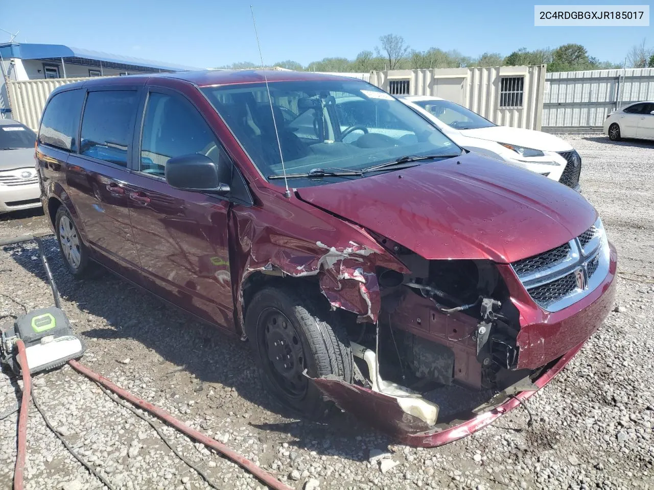 2018 Dodge Grand Caravan Se VIN: 2C4RDGBGXJR185017 Lot: 49764294