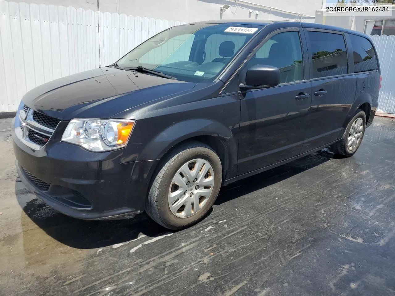 2018 Dodge Grand Caravan Se VIN: 2C4RDGBGXJR162434 Lot: 50846094