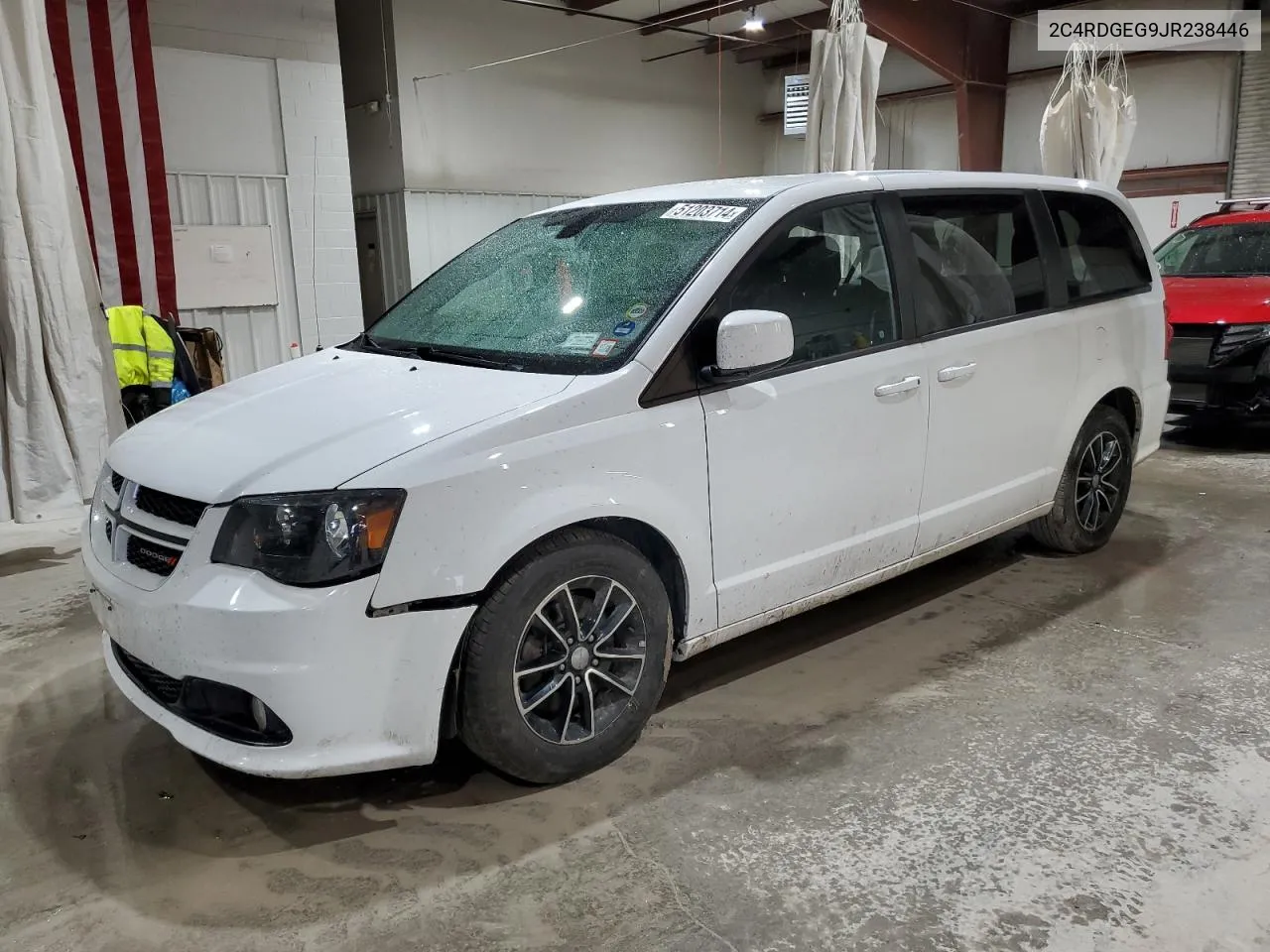 2018 Dodge Grand Caravan Gt VIN: 2C4RDGEG9JR238446 Lot: 51203714