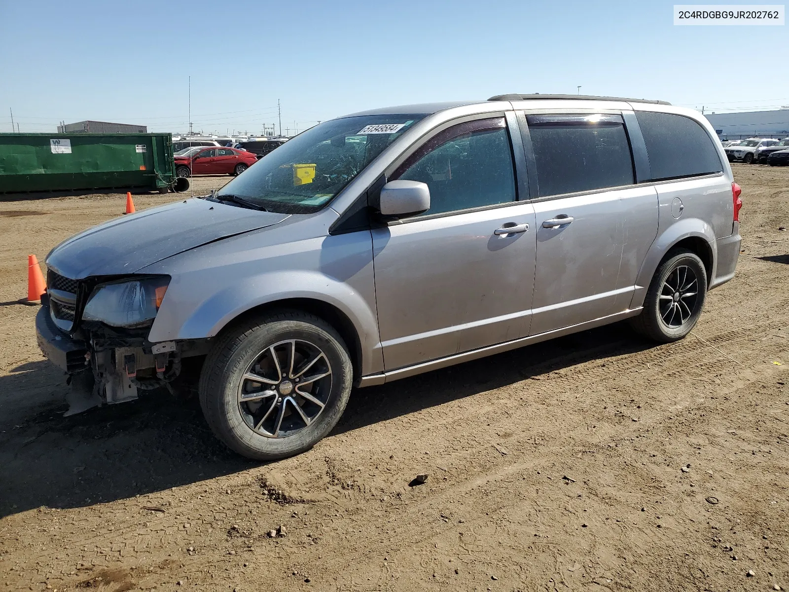 2018 Dodge Grand Caravan Se VIN: 2C4RDGBG9JR202762 Lot: 51349584