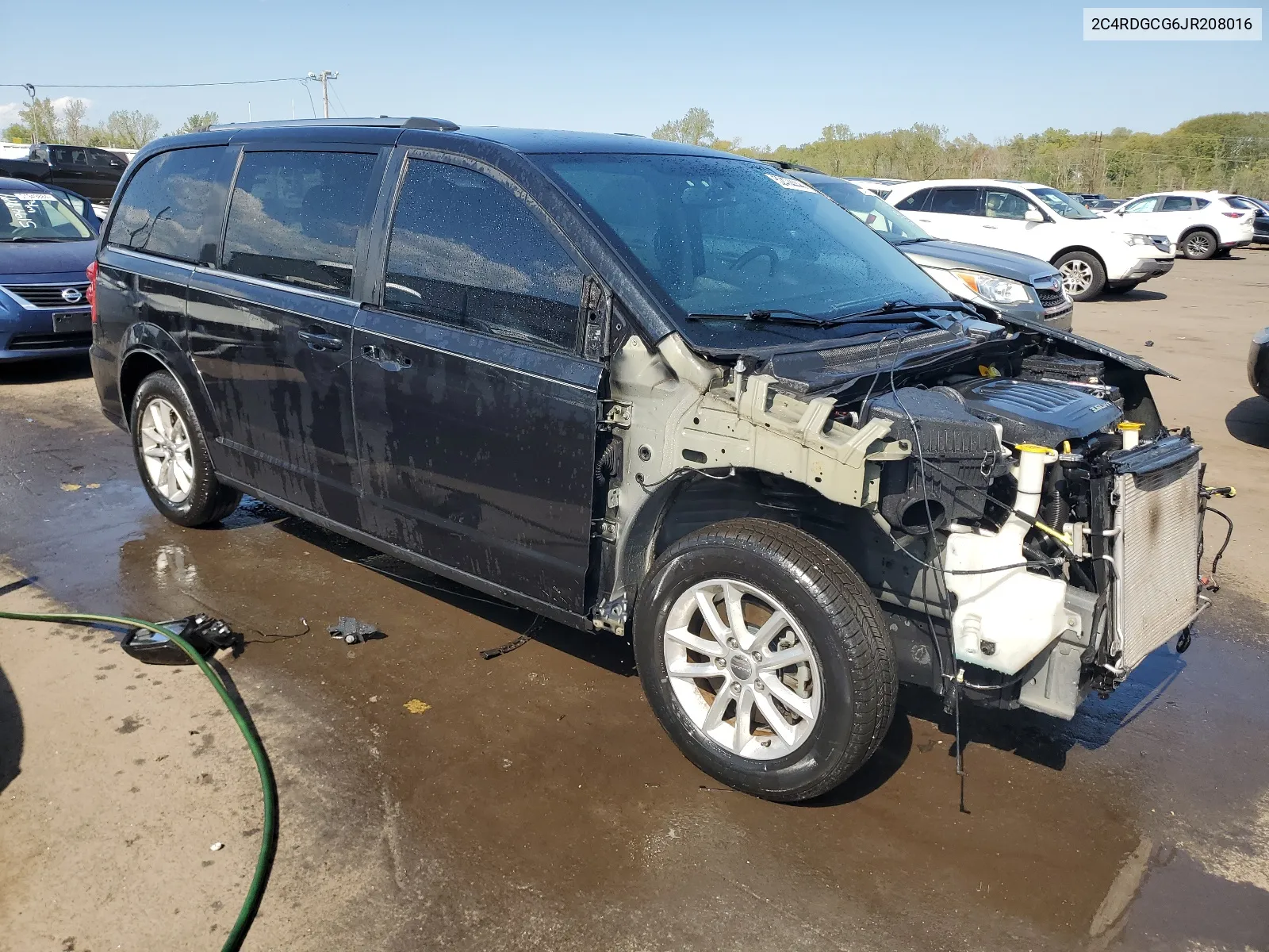 2C4RDGCG6JR208016 2018 Dodge Grand Caravan Sxt