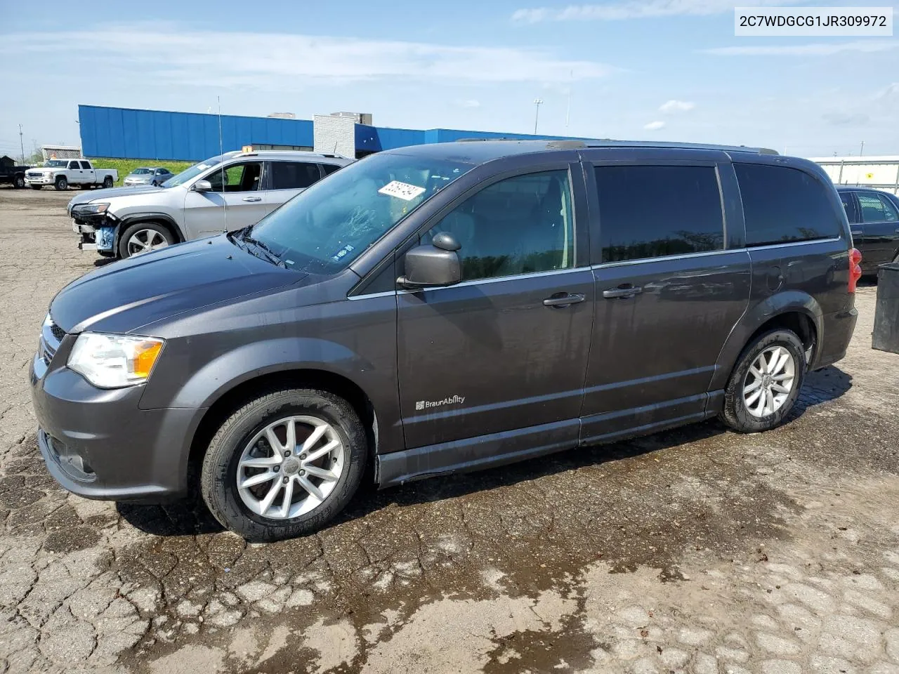 2018 Dodge Grand Caravan Sxt VIN: 2C7WDGCG1JR309972 Lot: 52697494