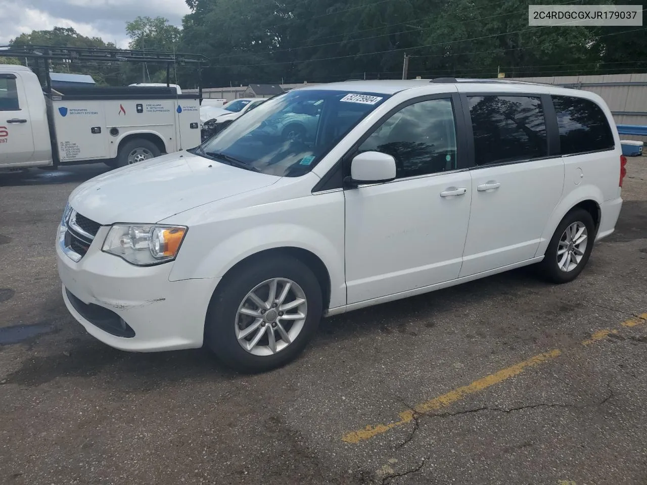 2C4RDGCGXJR179037 2018 Dodge Grand Caravan Sxt