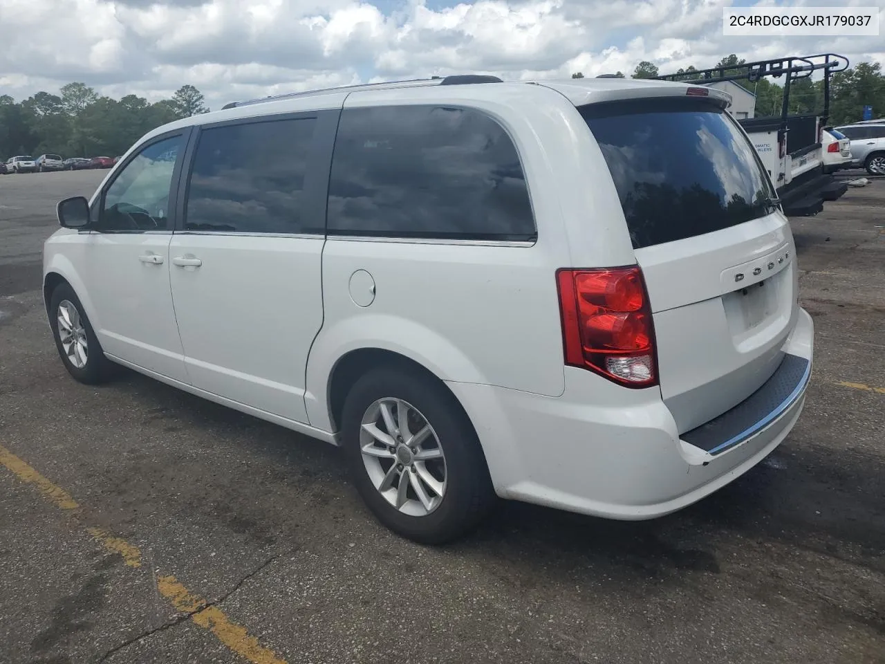 2018 Dodge Grand Caravan Sxt VIN: 2C4RDGCGXJR179037 Lot: 52729904