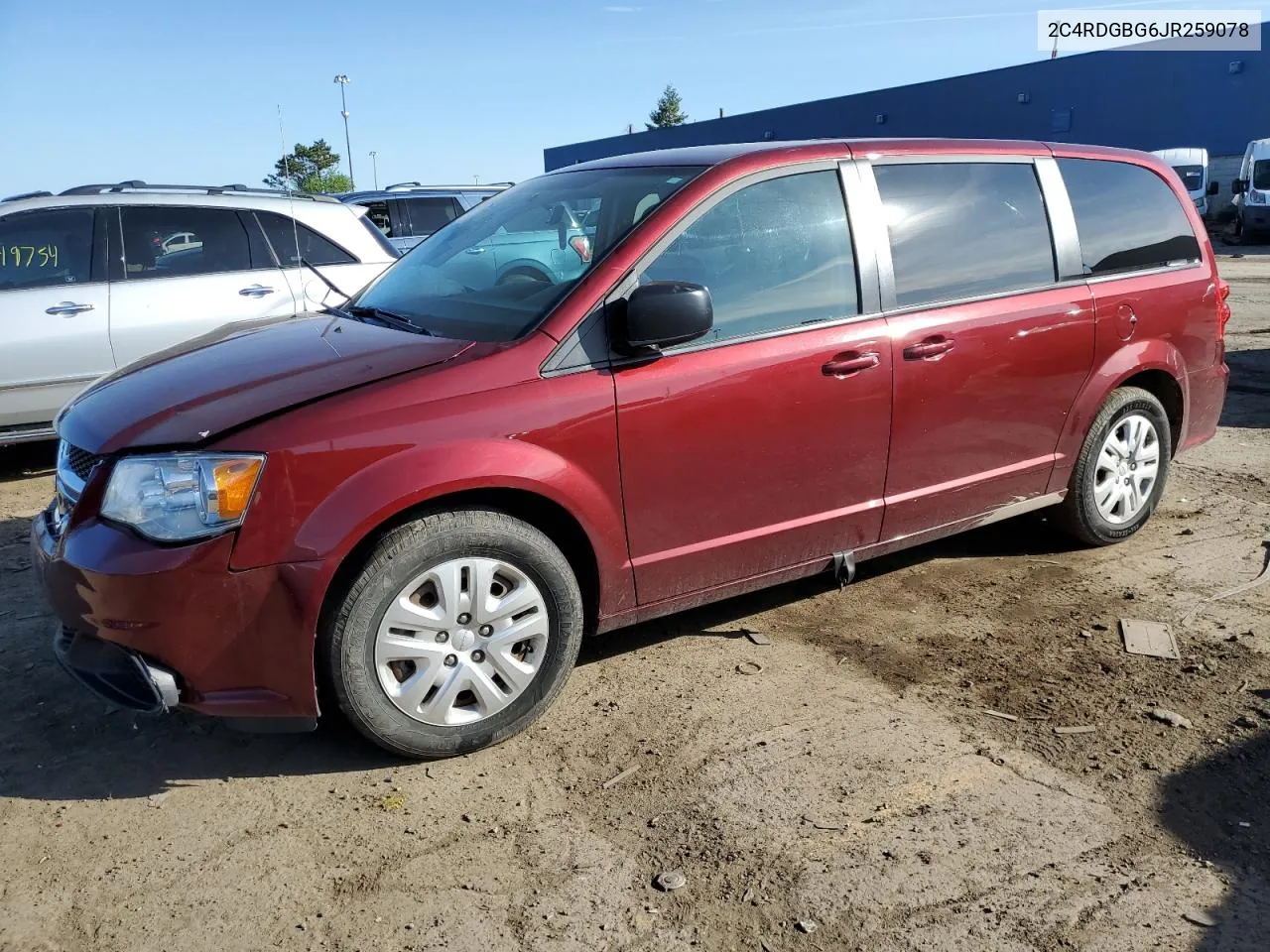 2018 Dodge Grand Caravan Se VIN: 2C4RDGBG6JR259078 Lot: 52827904