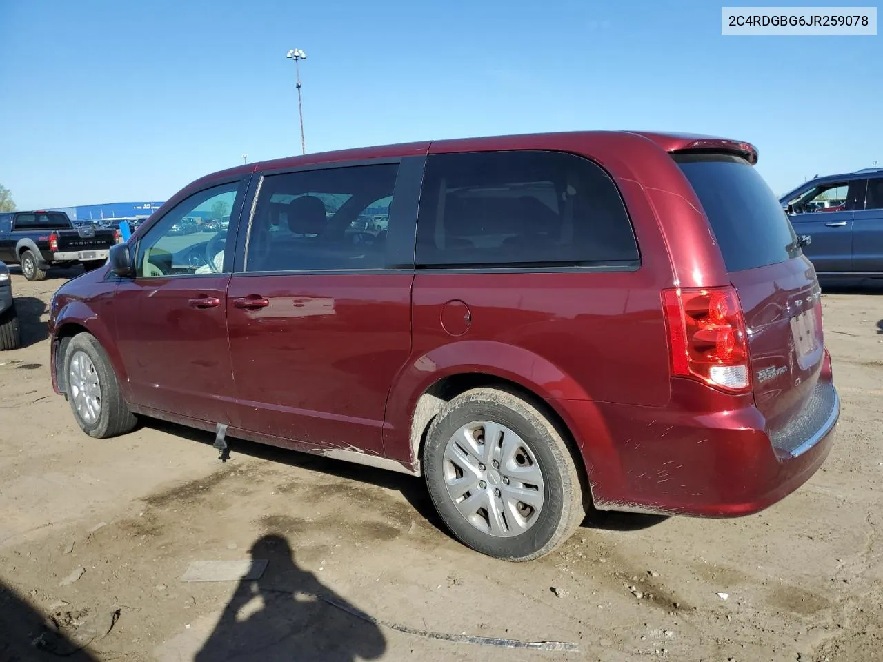 2C4RDGBG6JR259078 2018 Dodge Grand Caravan Se