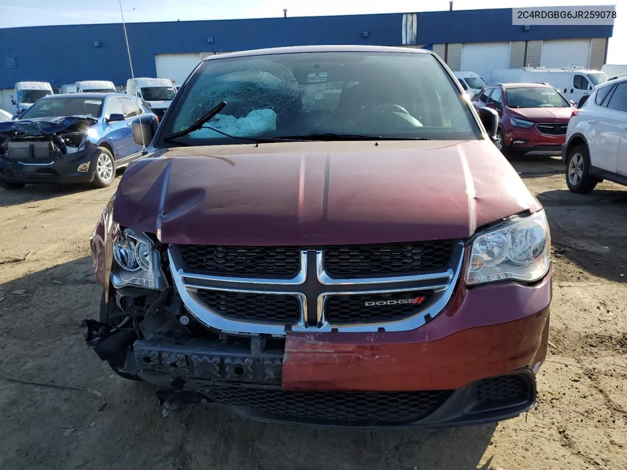 2C4RDGBG6JR259078 2018 Dodge Grand Caravan Se