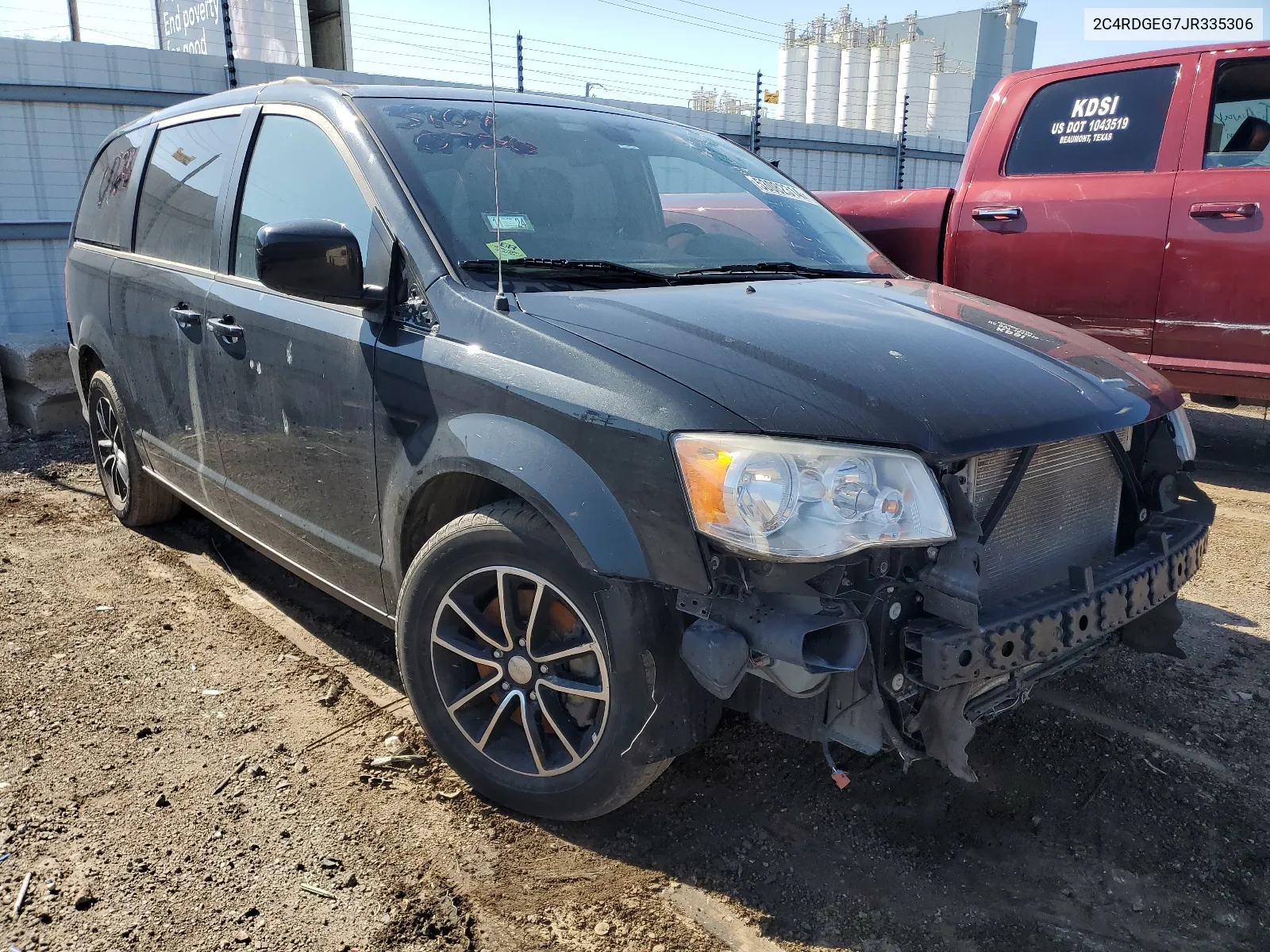 2018 Dodge Grand Caravan Gt VIN: 2C4RDGEG7JR335306 Lot: 53082314