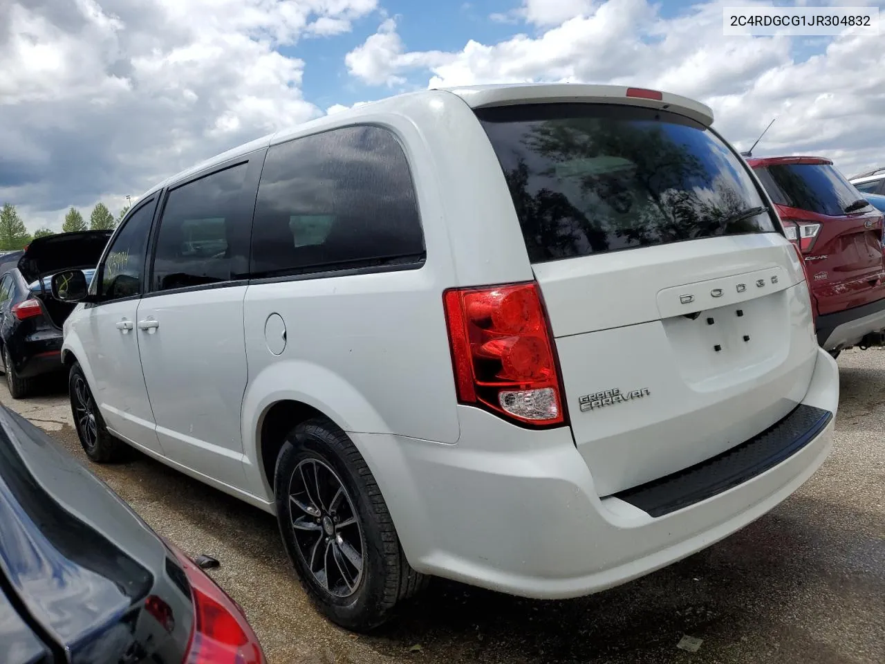 2018 Dodge Grand Caravan Sxt VIN: 2C4RDGCG1JR304832 Lot: 53474104