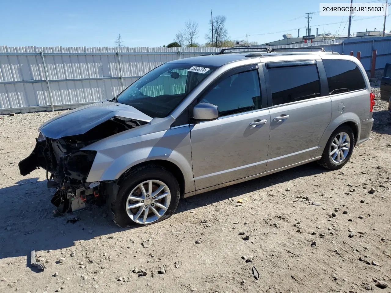 2C4RDGCG4JR156031 2018 Dodge Grand Caravan Sxt