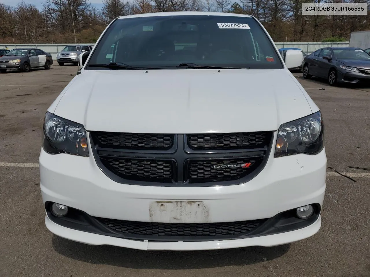 2018 Dodge Grand Caravan Se VIN: 2C4RDGBG7JR166585 Lot: 53622924