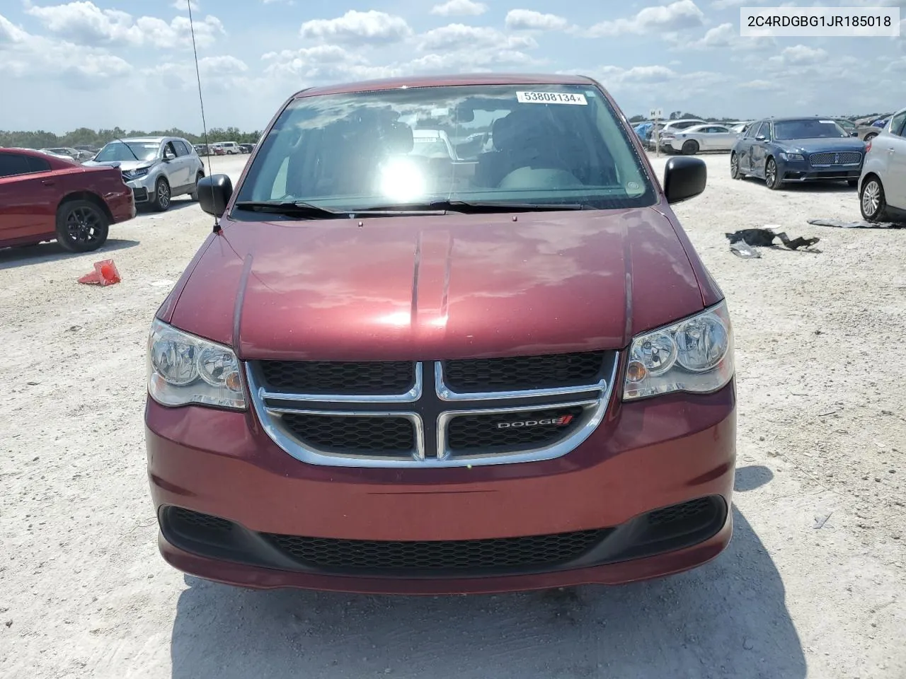 2018 Dodge Grand Caravan Se VIN: 2C4RDGBG1JR185018 Lot: 53808134