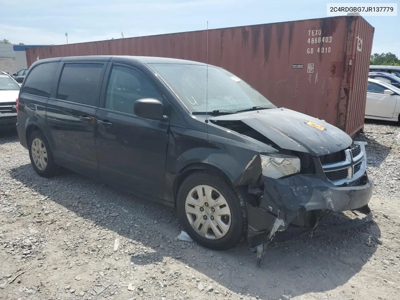 2C4RDGBG7JR137779 2018 Dodge Grand Caravan Se