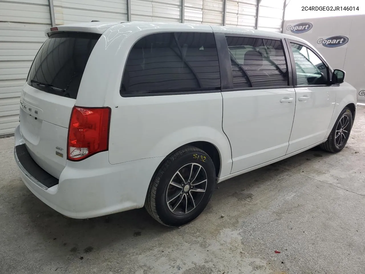 2018 Dodge Grand Caravan Gt VIN: 2C4RDGEG2JR146014 Lot: 53879704