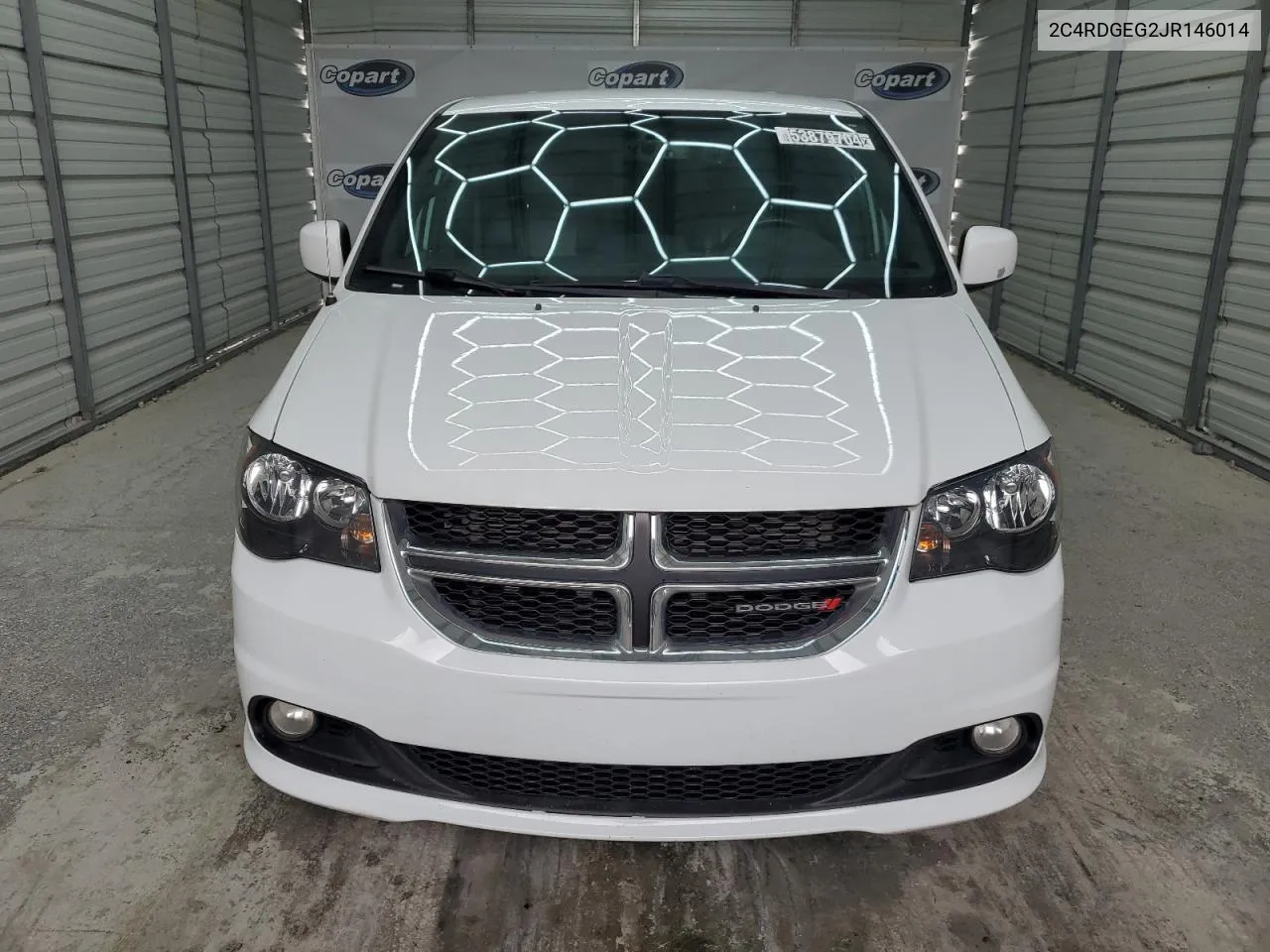 2018 Dodge Grand Caravan Gt VIN: 2C4RDGEG2JR146014 Lot: 53879704