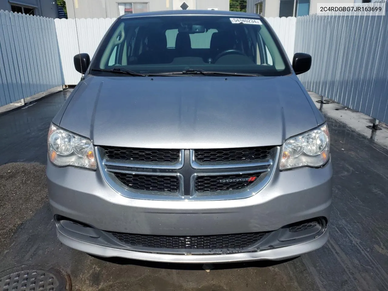 2018 Dodge Grand Caravan Se VIN: 2C4RDGBG7JR163699 Lot: 54340234