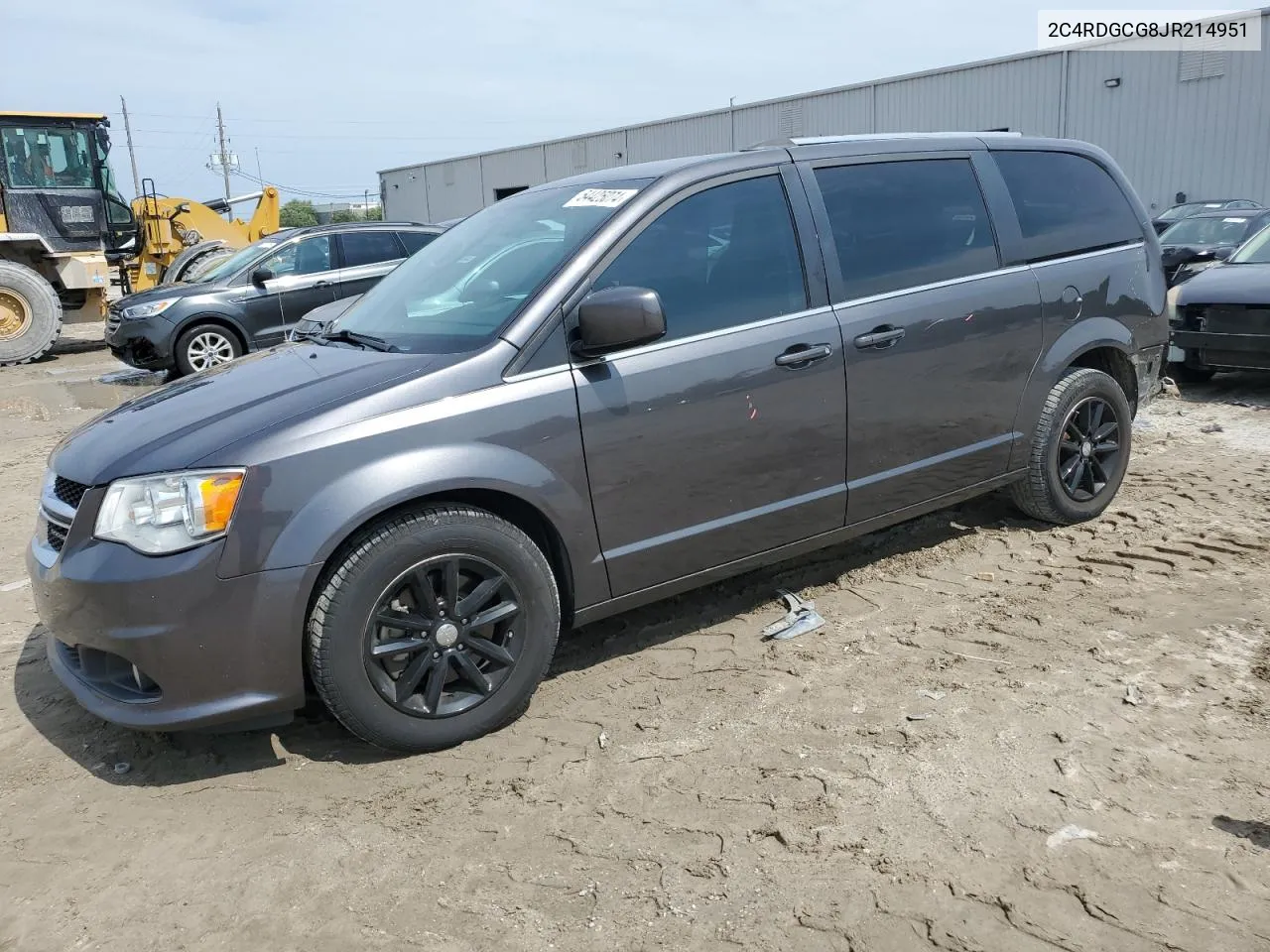 2018 Dodge Grand Caravan Sxt VIN: 2C4RDGCG8JR214951 Lot: 54425074