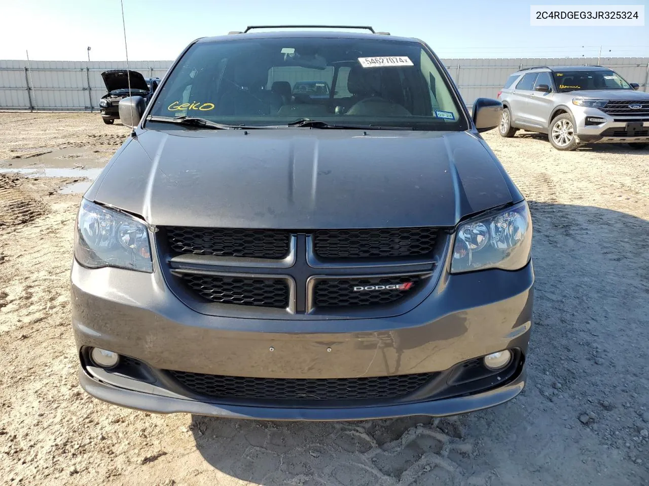 2018 Dodge Grand Caravan Gt VIN: 2C4RDGEG3JR325324 Lot: 54627074