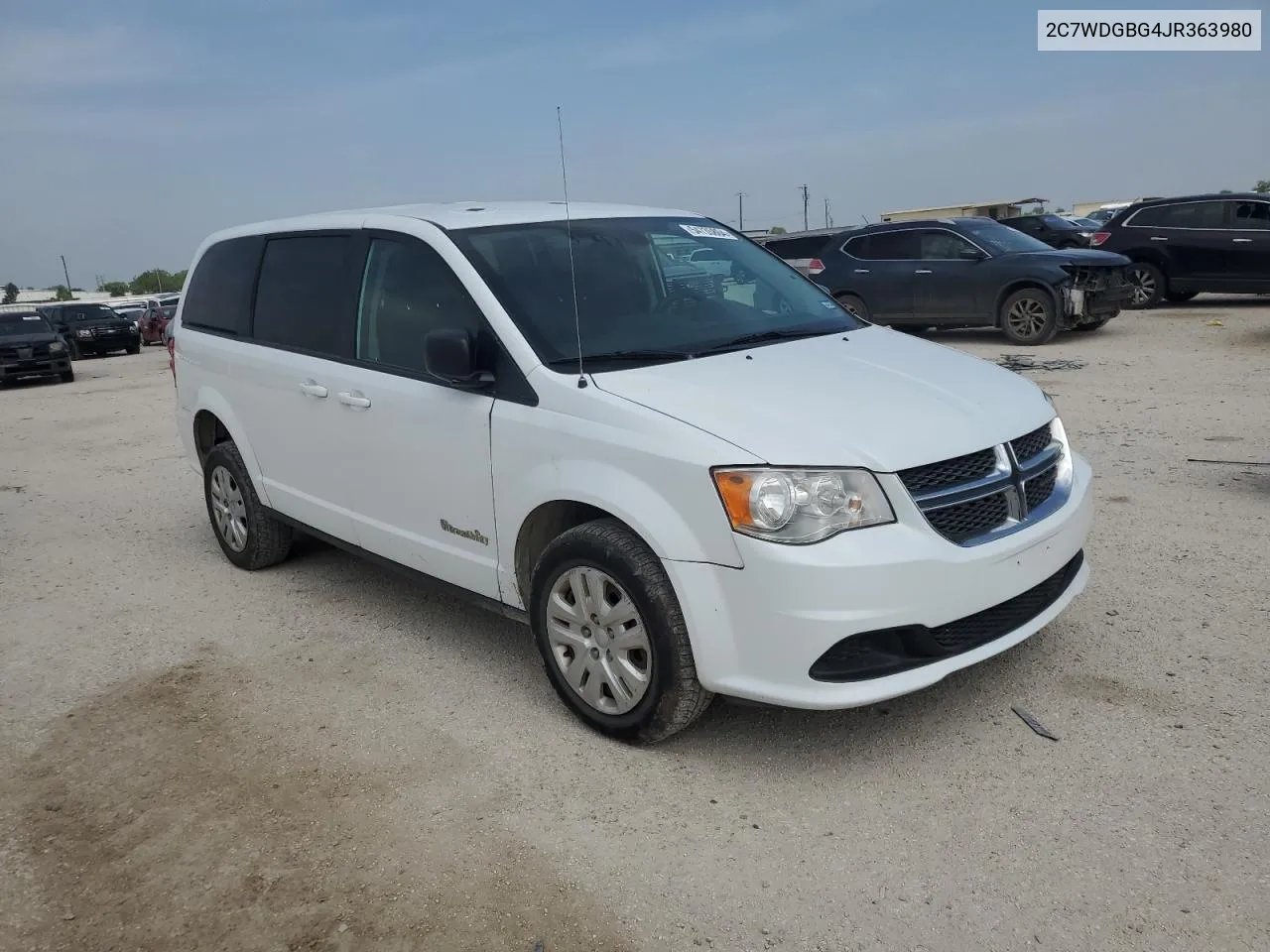 2C7WDGBG4JR363980 2018 Dodge Grand Caravan Se