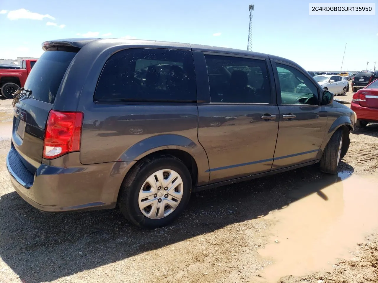 2018 Dodge Grand Caravan Se VIN: 2C4RDGBG3JR135950 Lot: 54736184