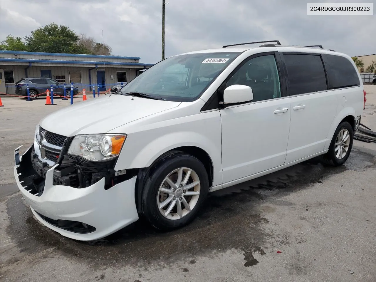 2018 Dodge Grand Caravan Sxt VIN: 2C4RDGCG0JR300223 Lot: 54795864